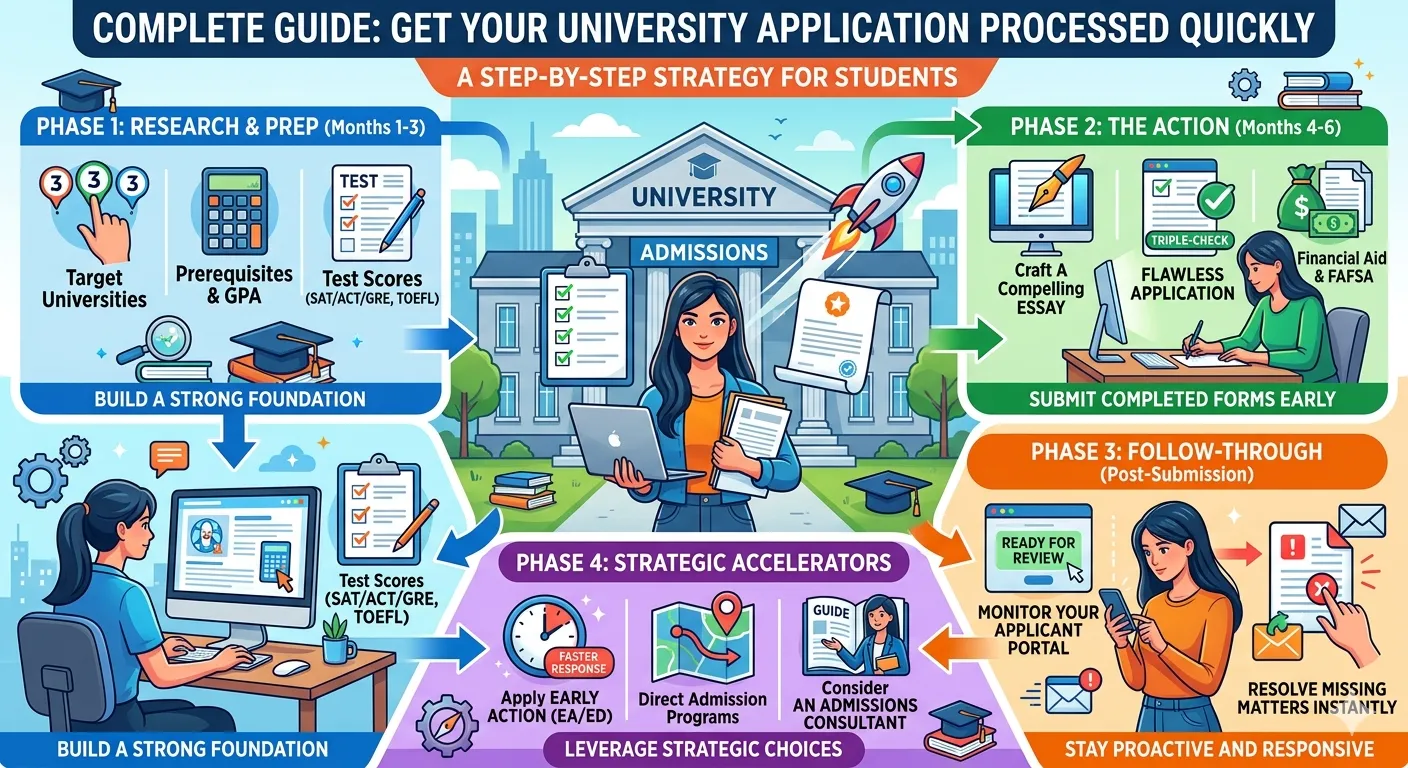 Get Your University Application Processed Quickly: A Complete Guide for Students