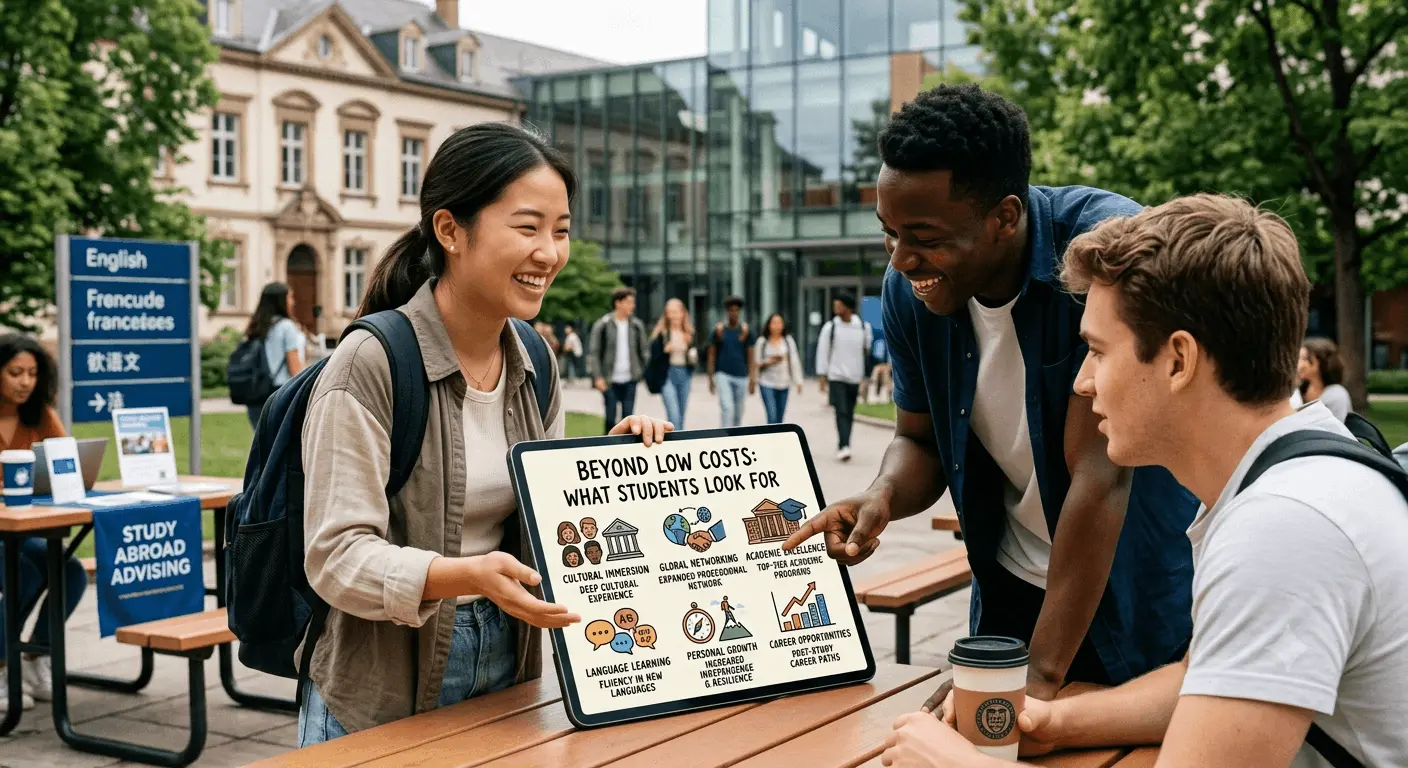 Beyond Low Costs: What Students Really Look for When Studying Abroad