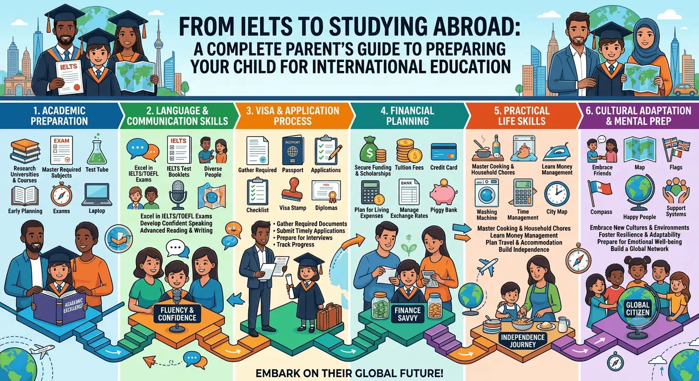 From IELTS to Studying Abroad: A Complete Parent’s Guide to Preparing Your Child for International Education