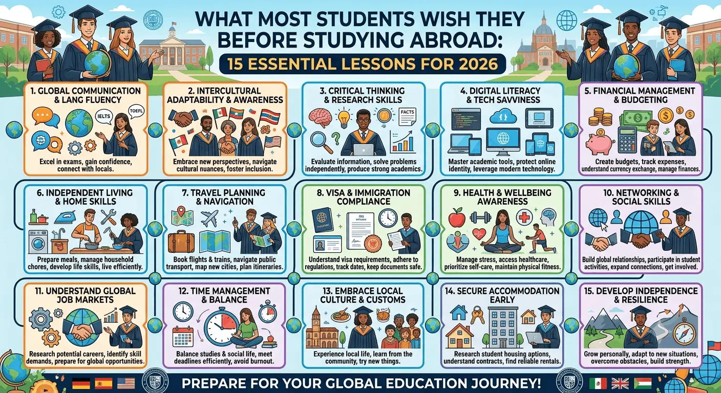 What Most Students Wish They Knew Before Studying Abroad: 15 Essential Lessons for 2026