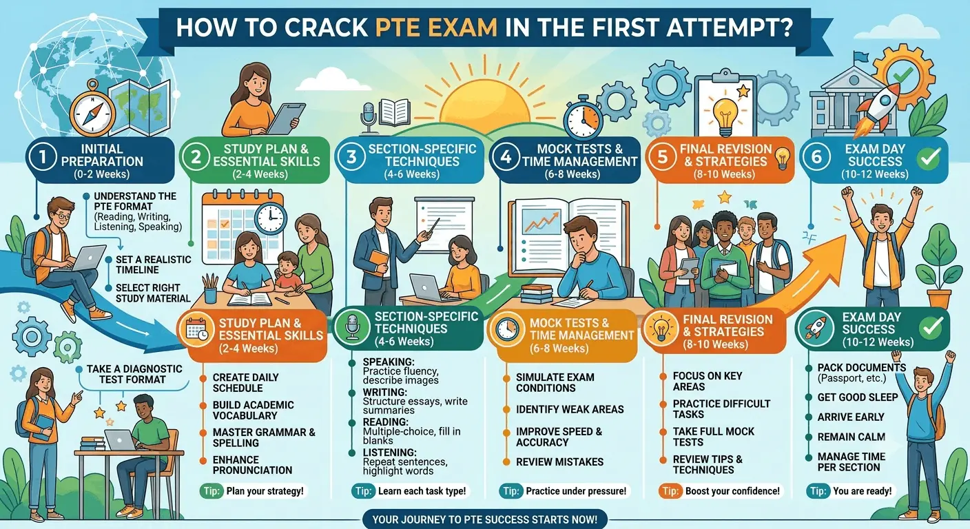 How to Crack the PTE Exam in the First Attempt: A Complete Preparation Guide