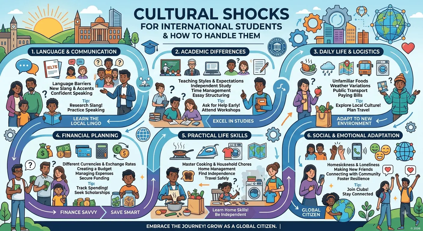 Cultural Shocks that International Students Face Abroad and How to Handle Them