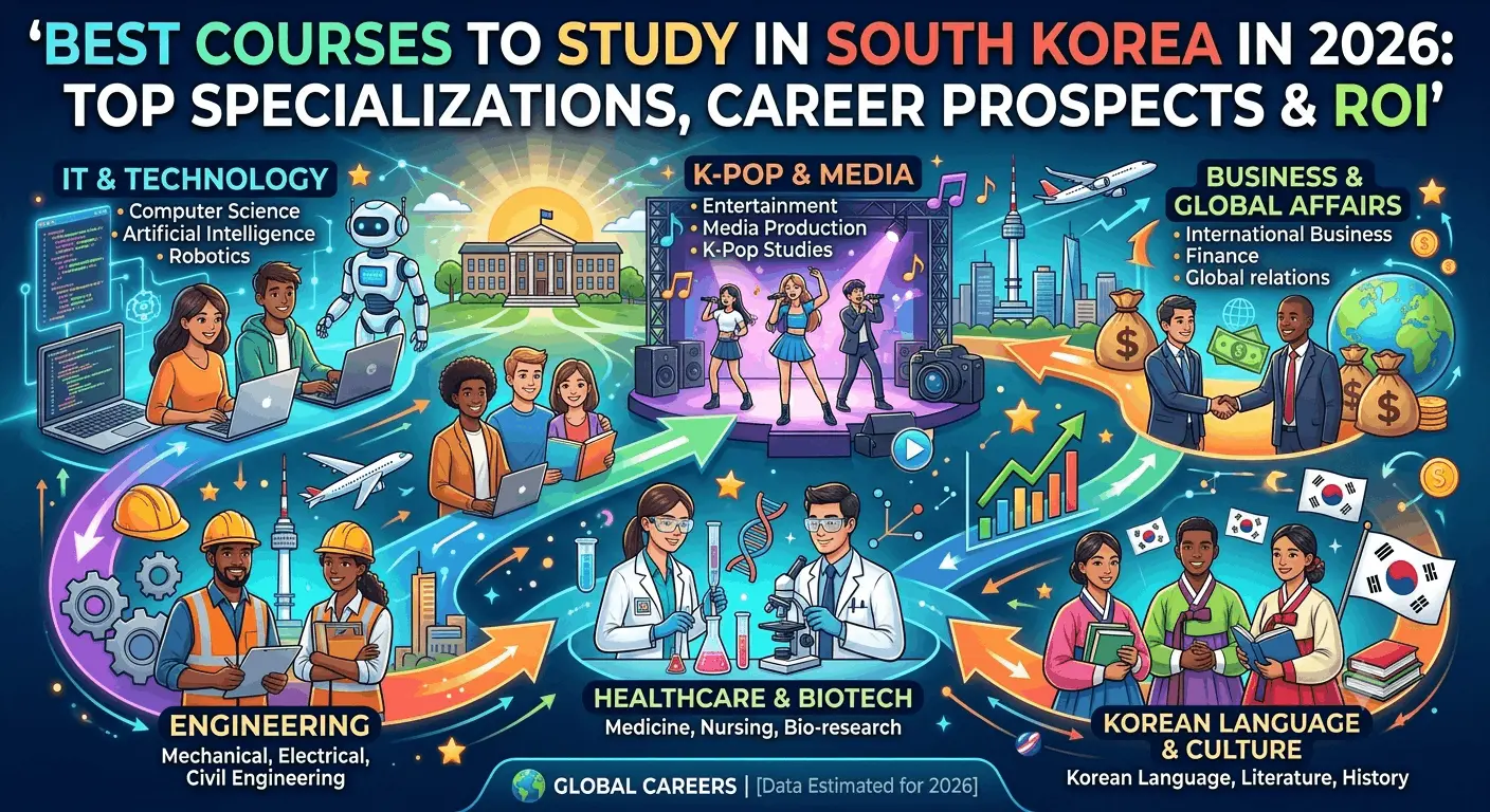 Best Courses to Study in South Korea in 2026: Top Specializations, Career Prospects & ROI