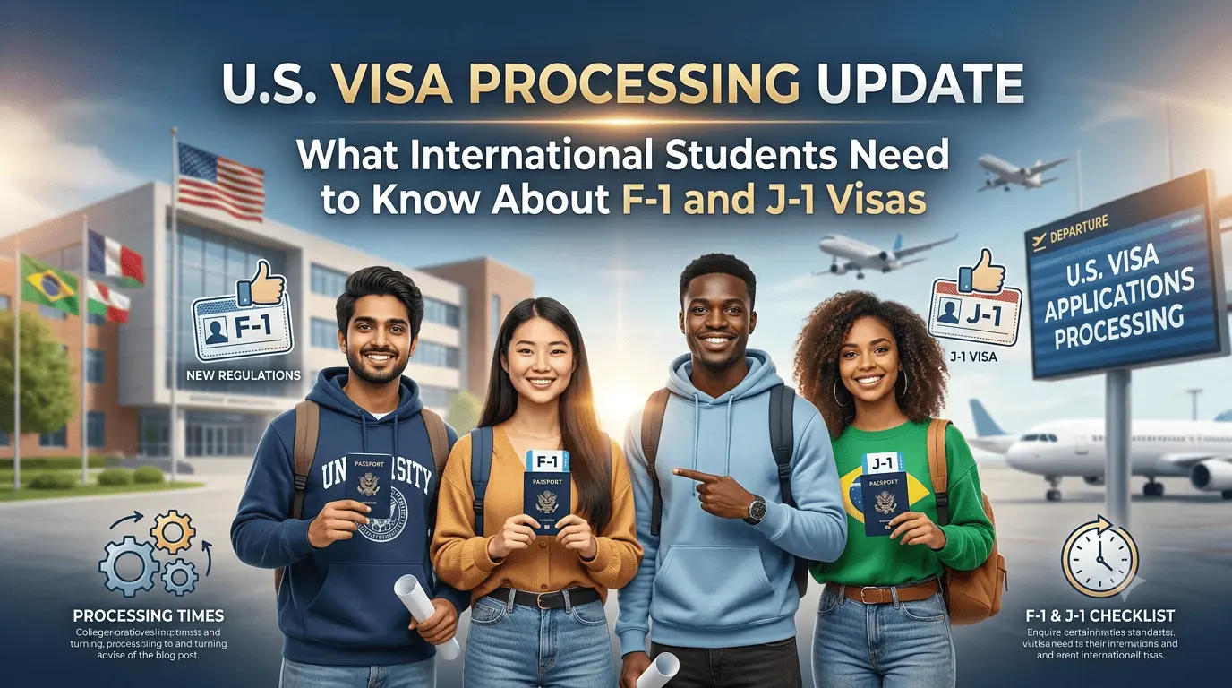 U.S. Visa Processing Update: What International Students Need to Know About F-1 and J-1 Visas